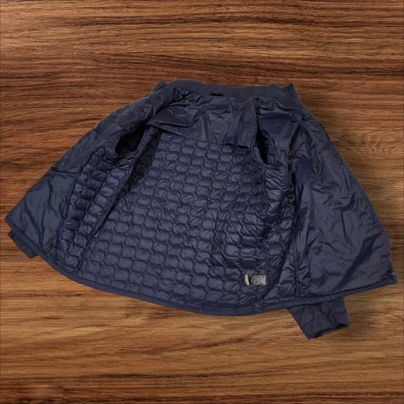 The North Face ThermoBall Full-Zip Navy Nylon Puffer Jacket Men Size XXXL - Picture 8 of 16